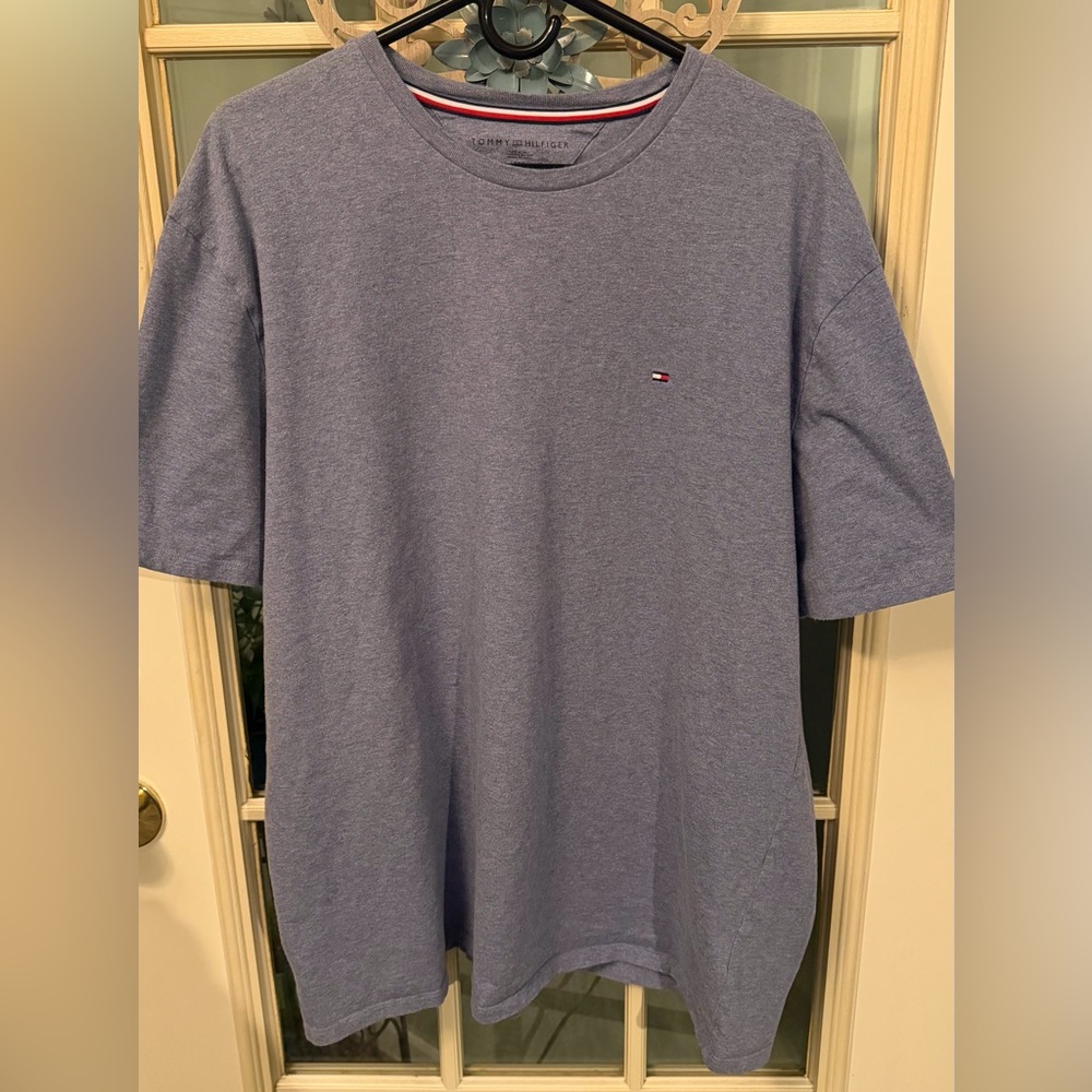 Tommy Hilfiger Men's Heather Blue Tee
